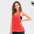 Фабрика -майки Top Ladies Custom Logo Racer Sport Top Heathable Backless Athletic Top Top Lake Fit Muscle Рубашки